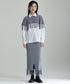 Fringe Knit Cape & Skirt Co-ord
